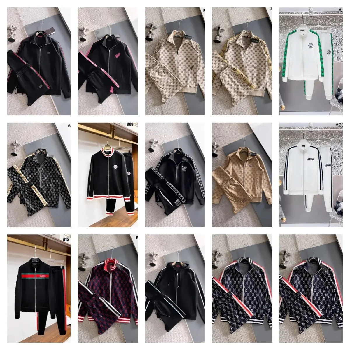 Gucci GG Supreme Track Suit Set [14 styles]