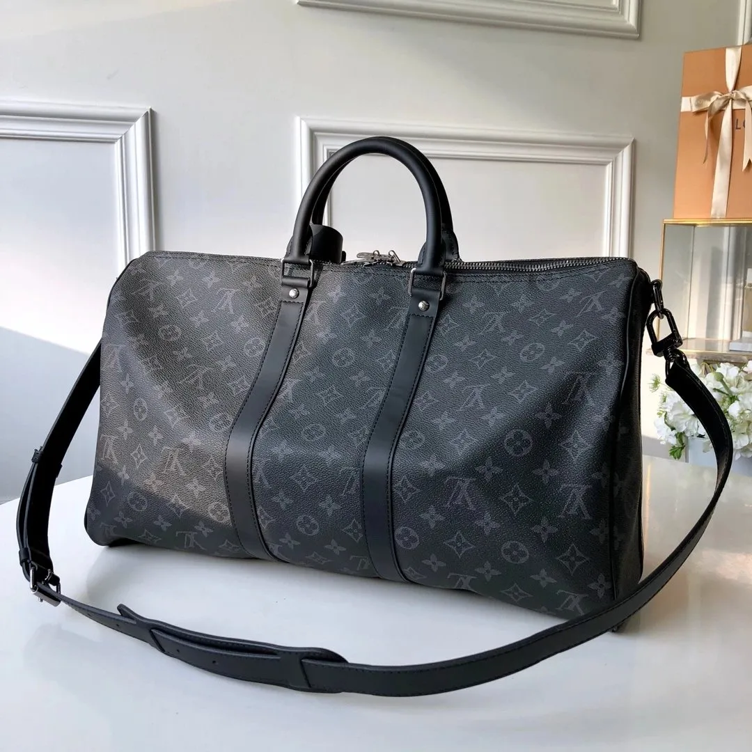 Louis Vuitton Keepall Bandoulière 50 Travel Duffel Bag
