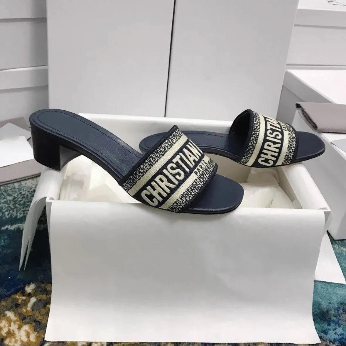 Christian Dior Logo Strap Mules [24 styles]