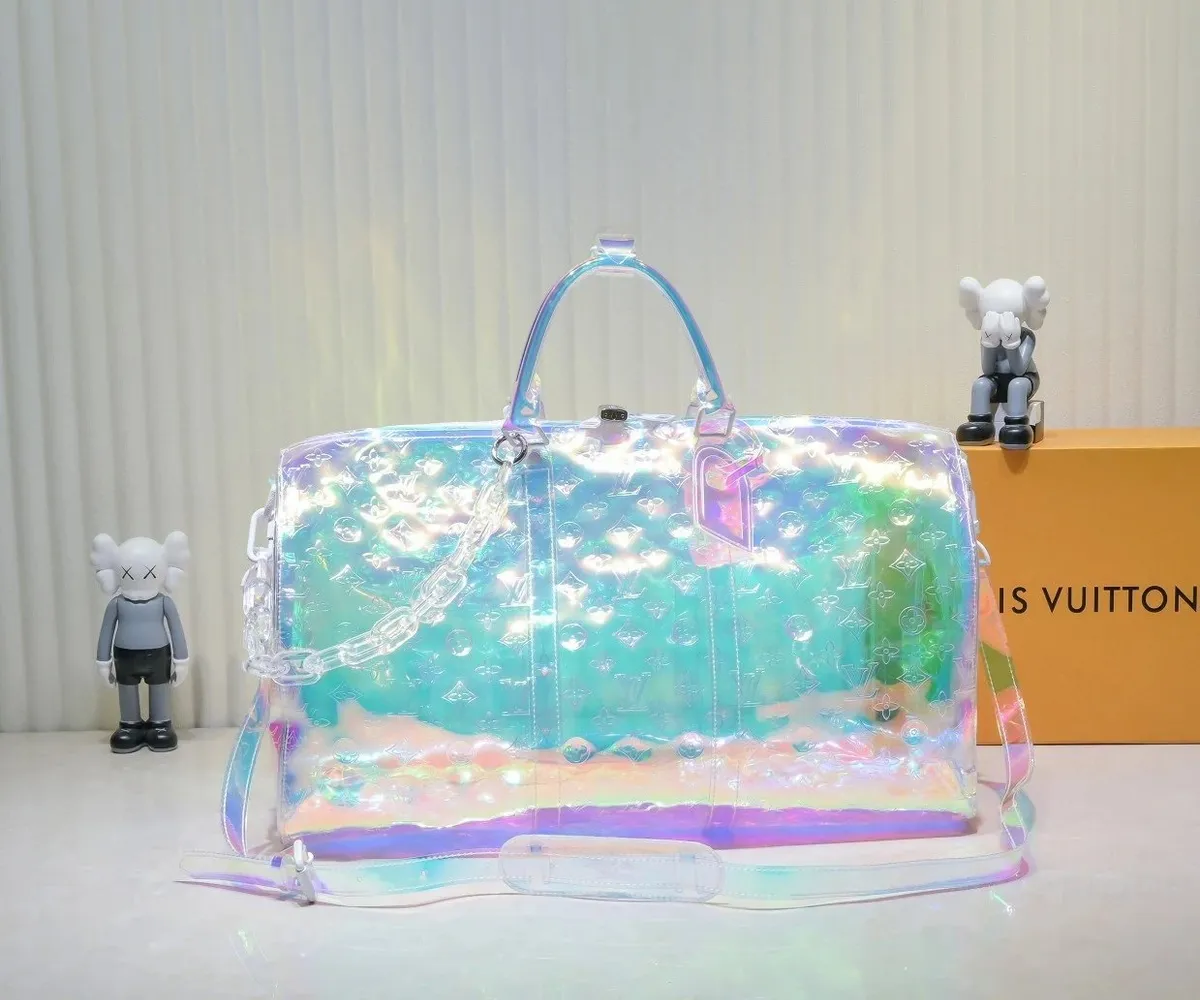 Louis Vuitton Keepall Bandoulière 50 Holographic Duffle Bag