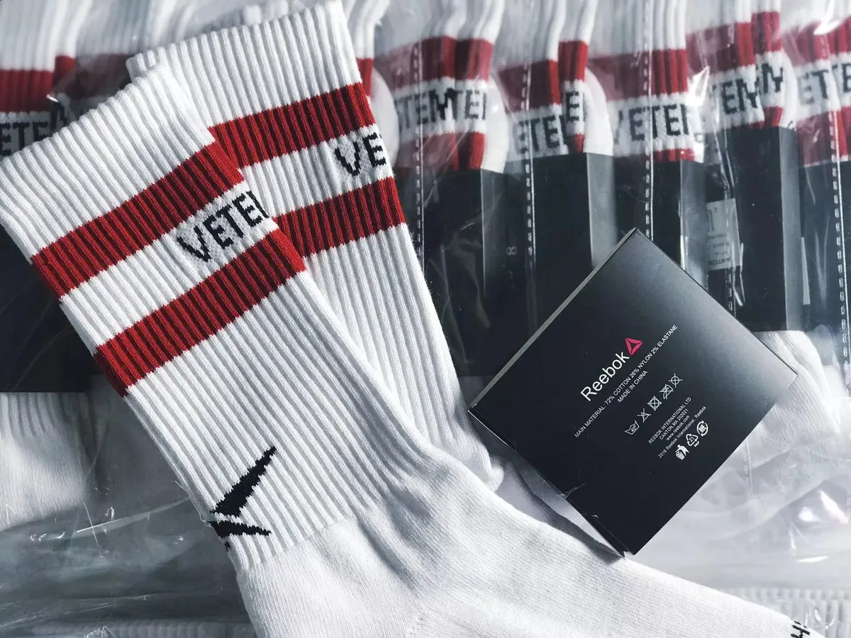 Reebok VETEMENTS Collaboration Socks