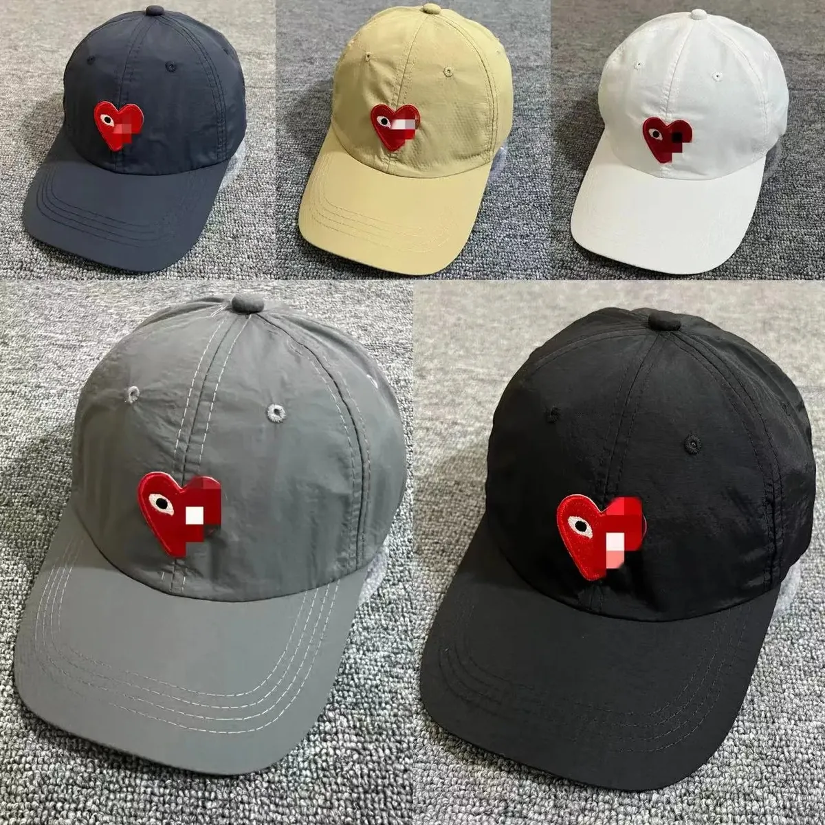Comme des Garçons Play Heart Logo Baseball Cap [5 Colors]