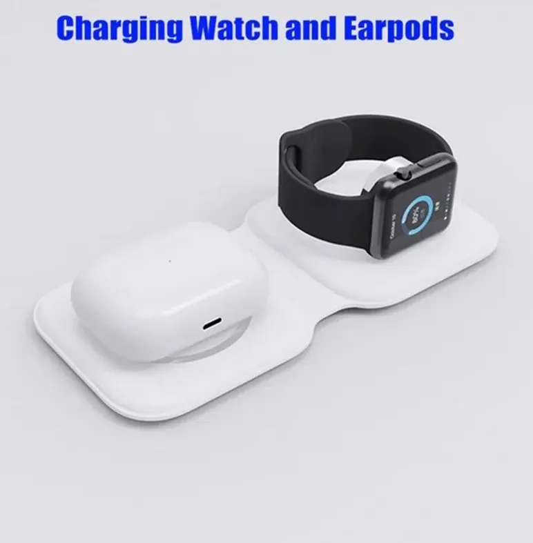 Wireless Charging Pad for Watch and Earpods