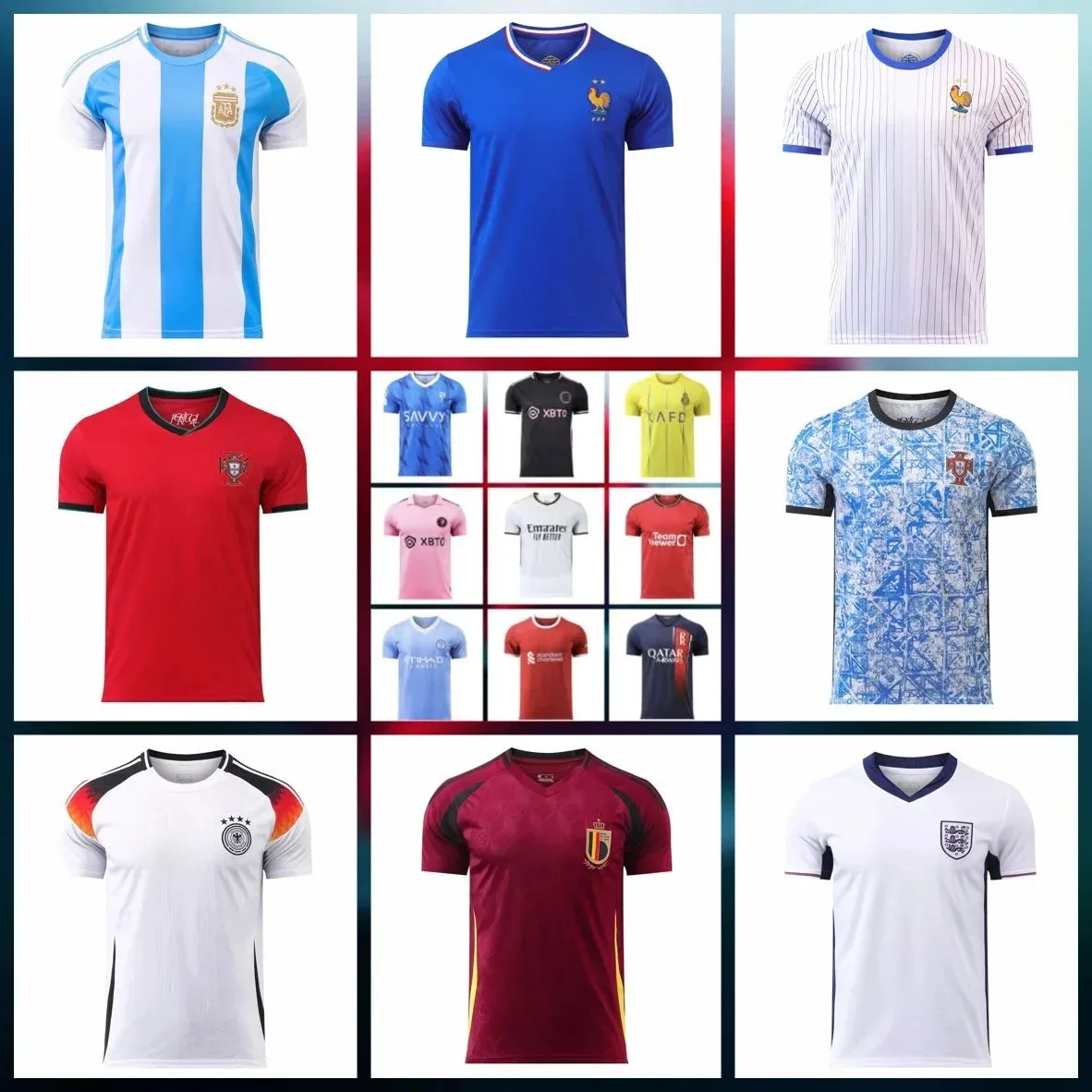 National Team Football Jerseys [40 styles]