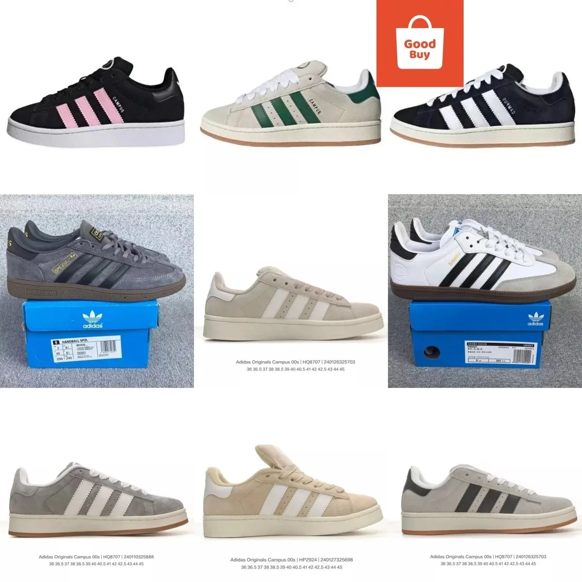 Adidas Originals Campus 00s Sneakers [38 styles]