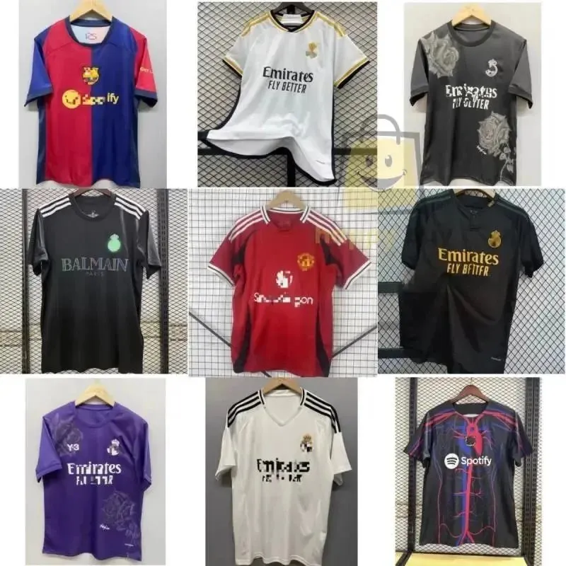 Real Madrid / Barcelona / Manchester United / Balmain Jersey Collection [Multiple Designs & Colors]