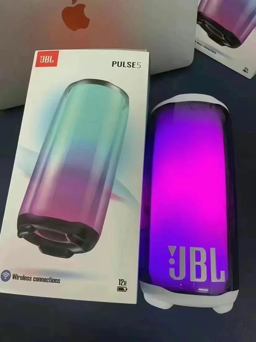 JBL Pulse 5 Portable Bluetooth Speaker with RGB Lighting and 12H Battery Life