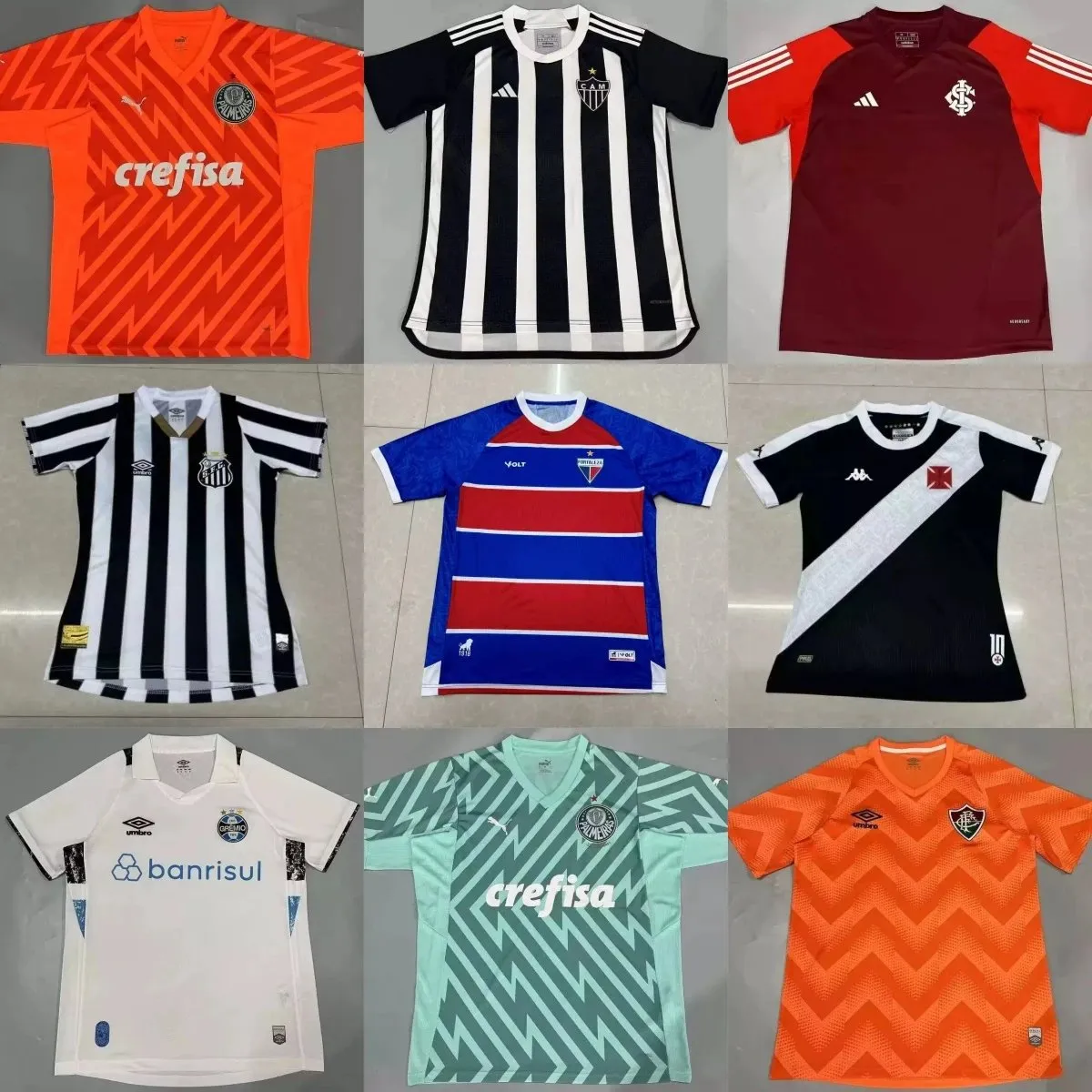 Various Brazilian Football Club Jerseys [40 styles]