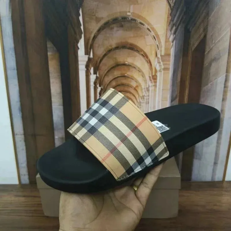 Burberry Check Slide Sandals [12 styles]