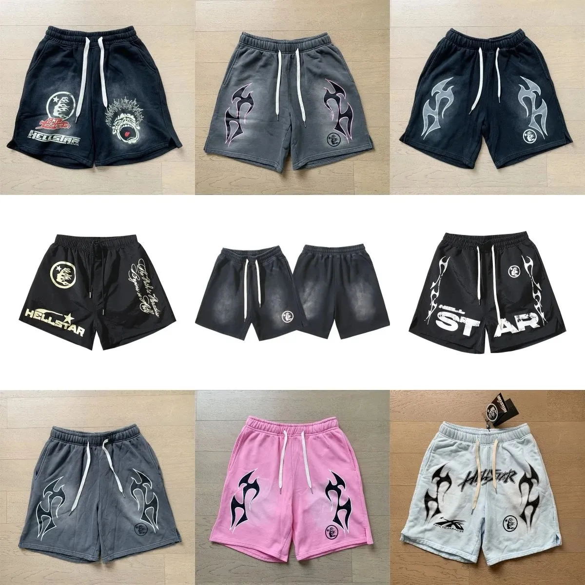 Hellstar Flame Shorts [16 styles]
