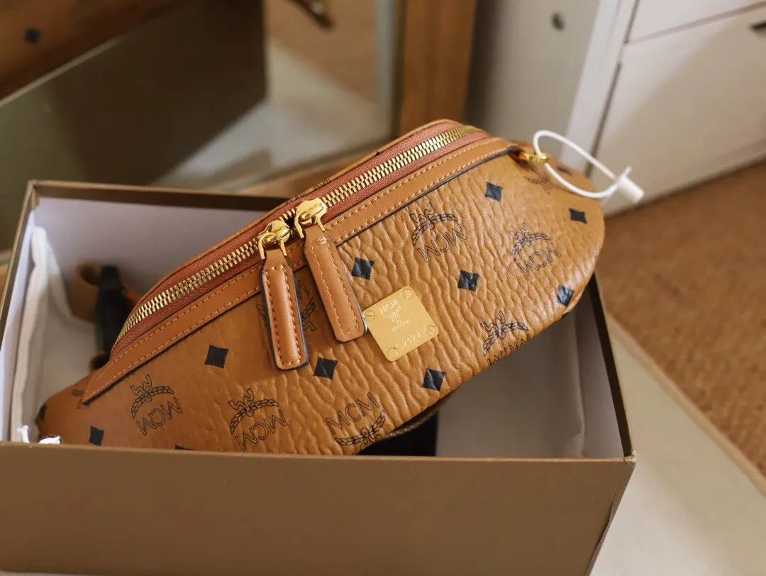 MCM Visetos Waist Bag