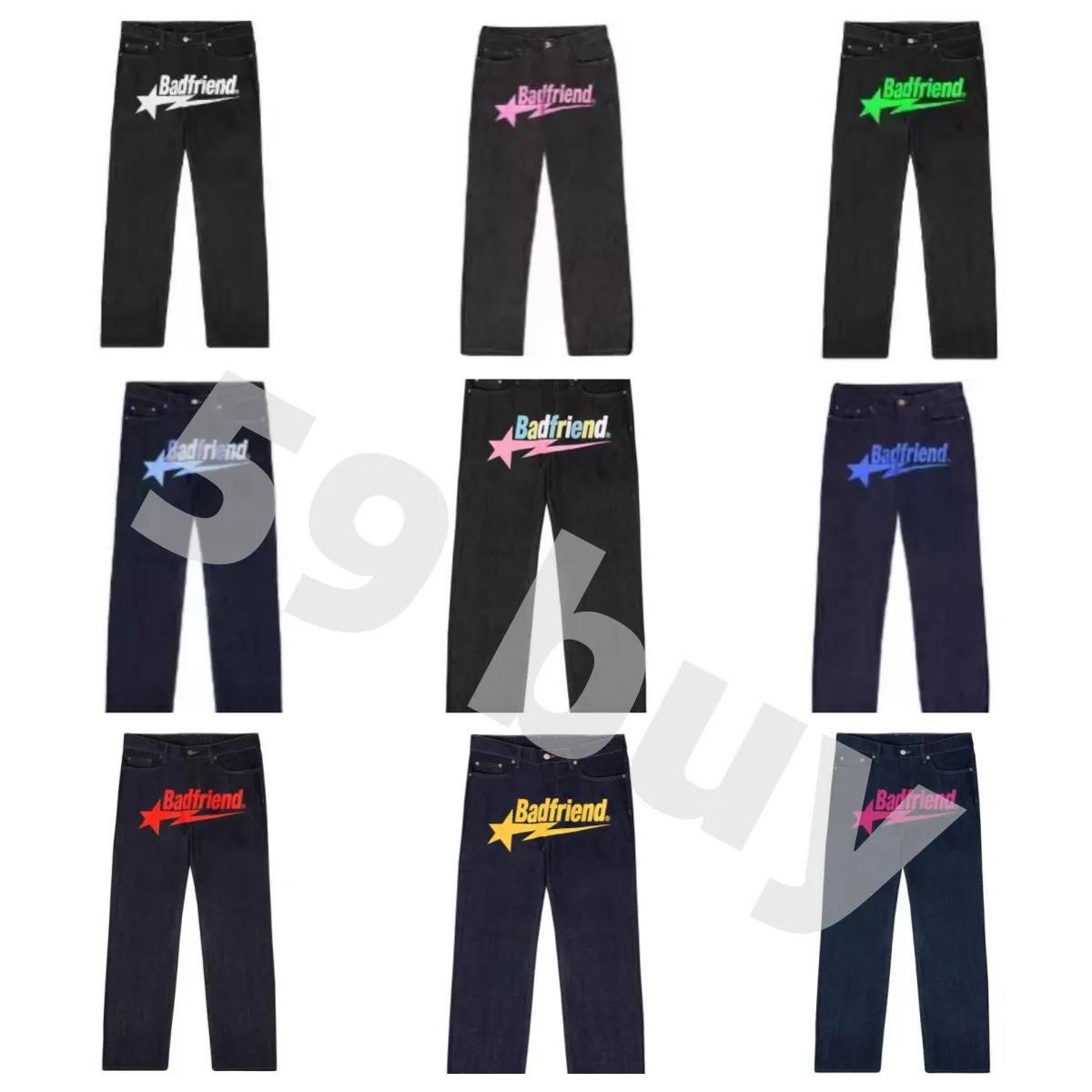 Badfriend Star Logo Jeans [37 styles]