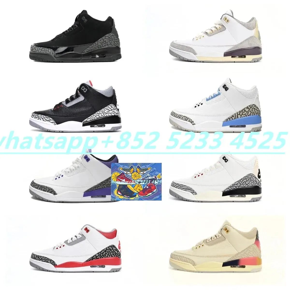 Air Jordan 3 Sneakers [26 styles]