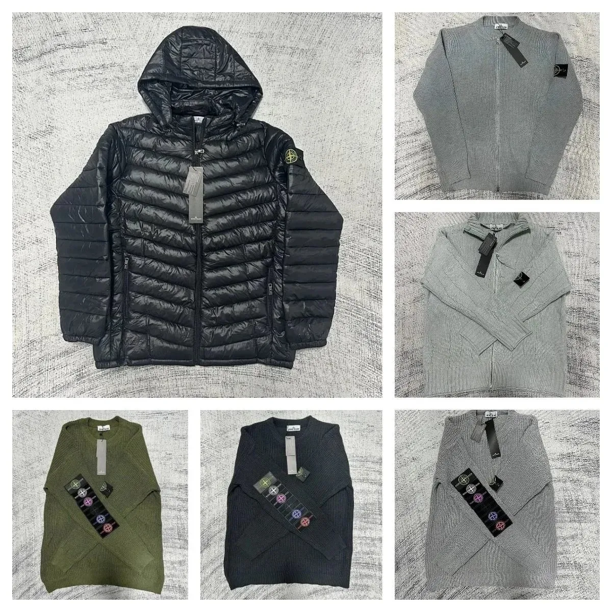 Stone Island Down Jacket & Sweaters [32 styles]