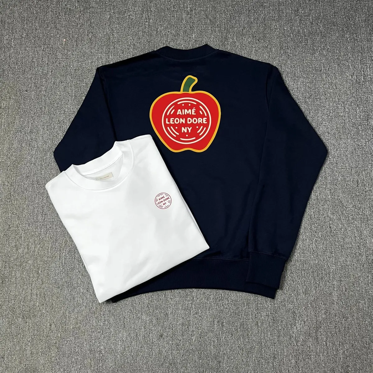 Aimé Leon Dore Apple Logo Sweatshirt/T-Shirt [3 styles]