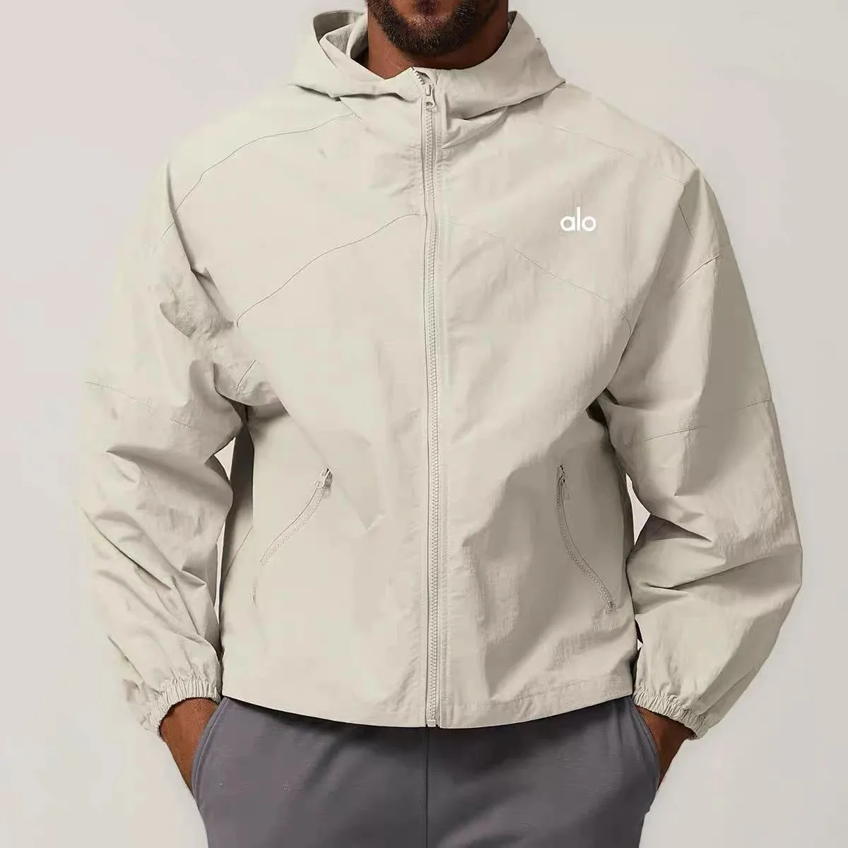 Alo Hooded Windbreaker Jacket [4 styles]