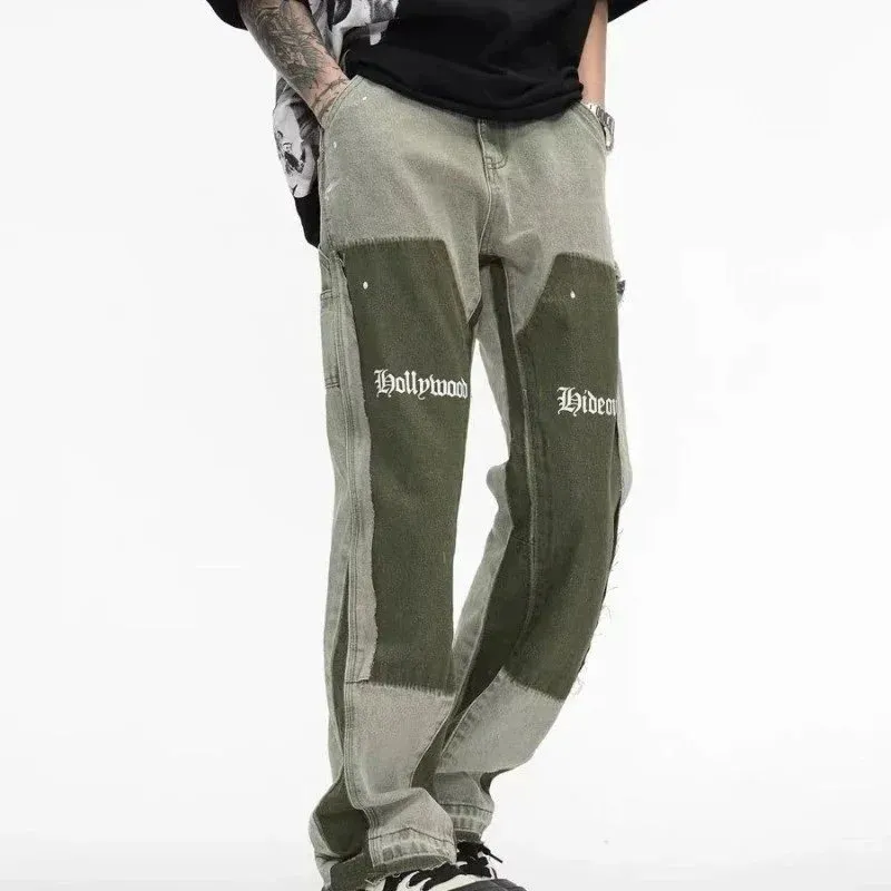 Hollywood Hideout Patchwork Cargo Pants [4 styles]