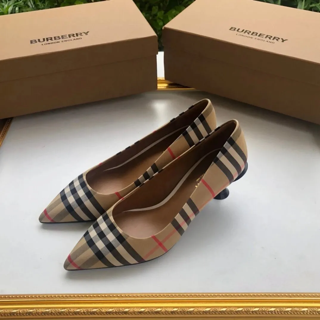 Burberry Vintage Check Pointed Toe Pumps [2 styles]