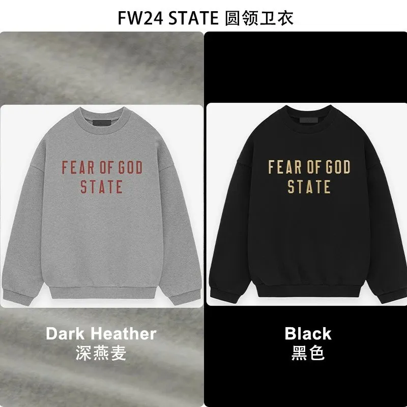 Fear of God STATE Round Neck Sweatshirt [2 styles]