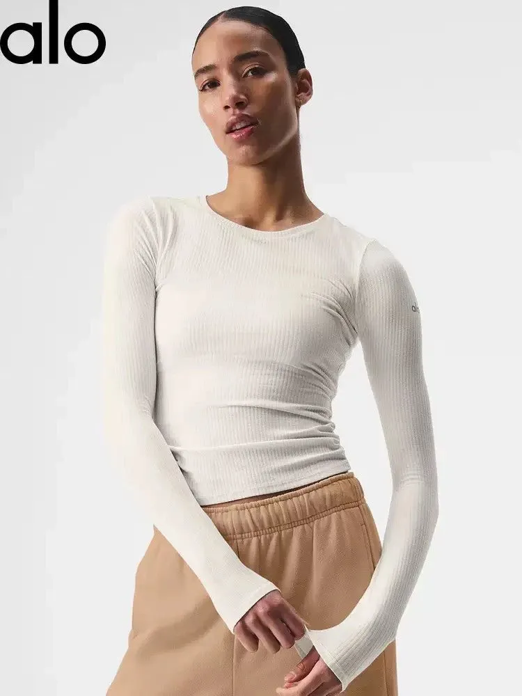 Alo Ribbed Long Sleeve Top [2 styles]