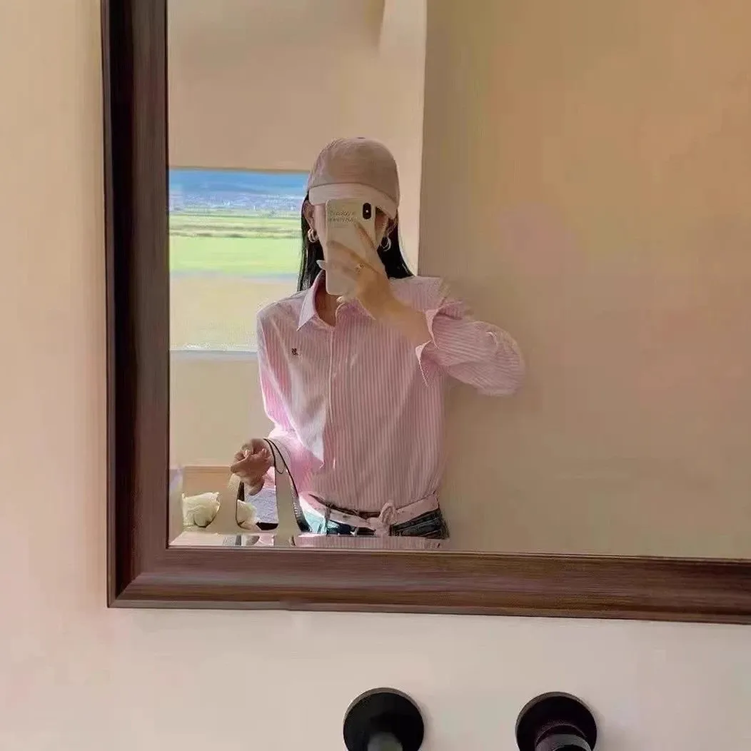 Pink Striped Button-Up Shirt [6 styles]