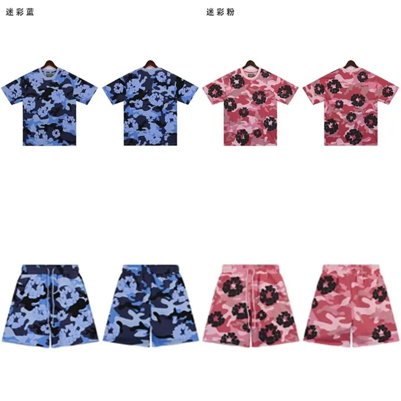 Floral Camo T-Shirt/Shorts Set [10 styles]