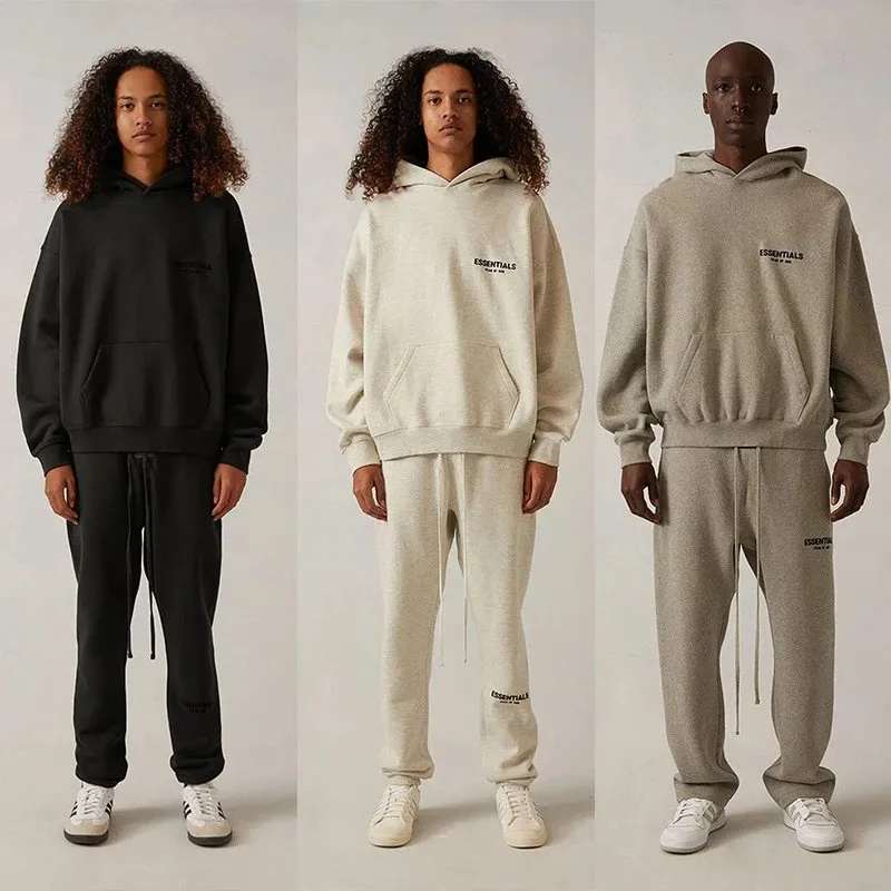 Fear of God Essentials Hoodie & Jogger Set [3 styles]