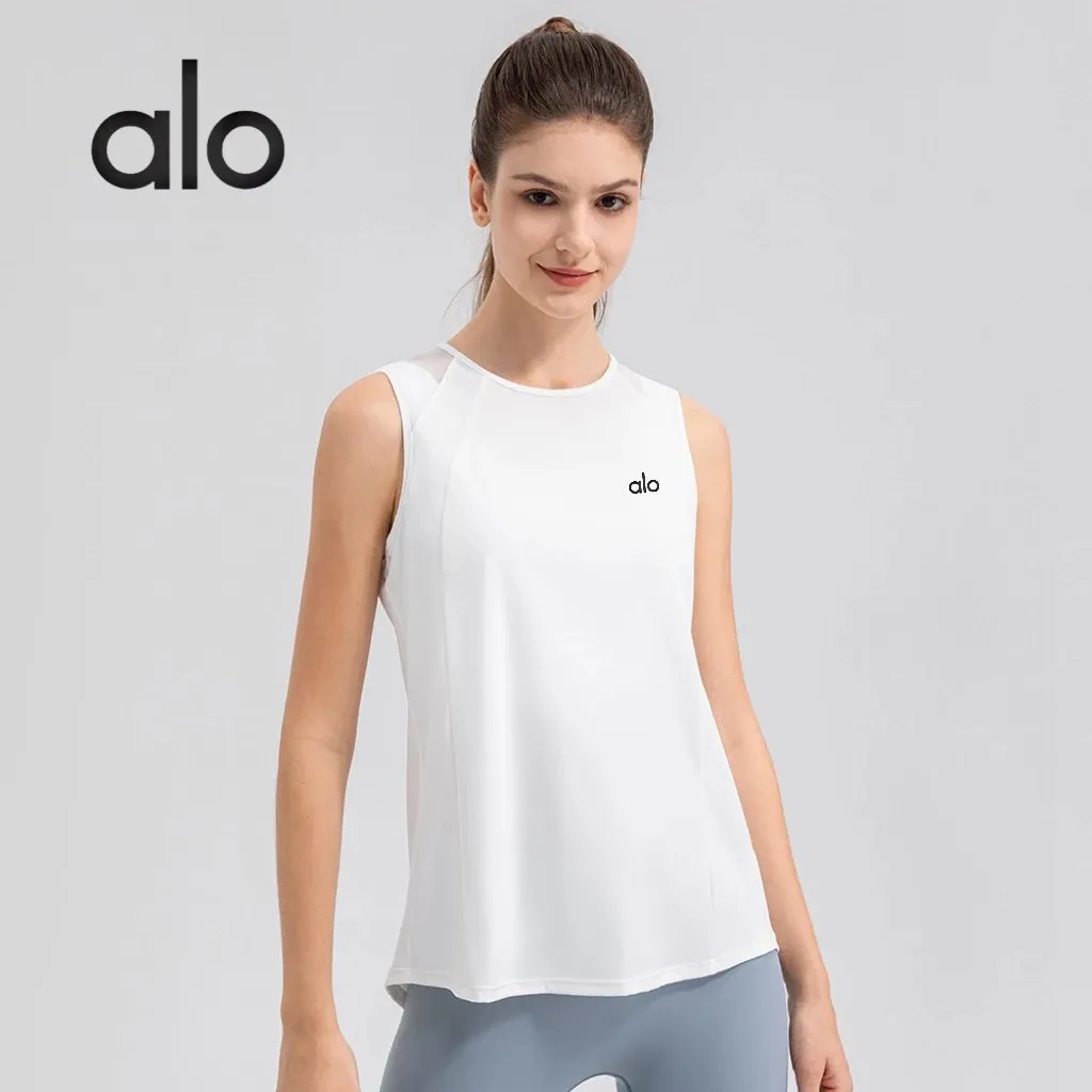 Alo White Sleeveless Athletic Tank Top [4 styles]