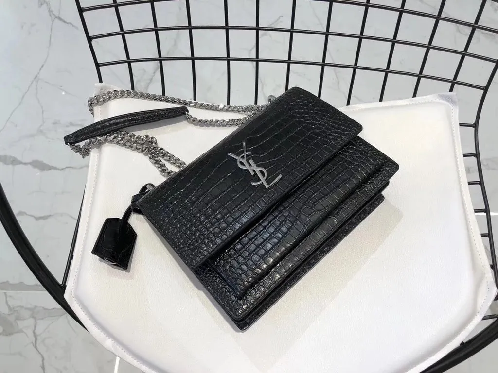 Saint Laurent Monogram Clutch Bag