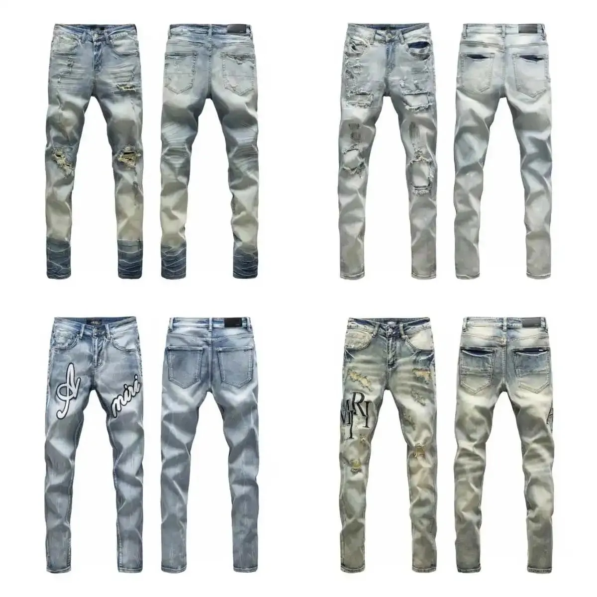 Amiri Distressed Slim Fit Jeans [4 styles]