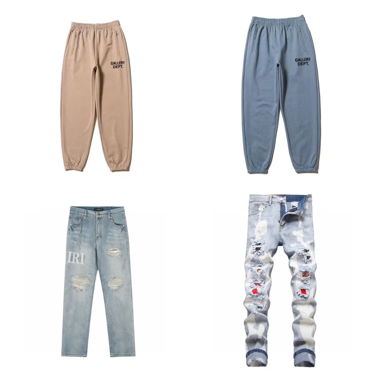 Gallery Dept. Joggers & Distressed Jeans [4 styles]