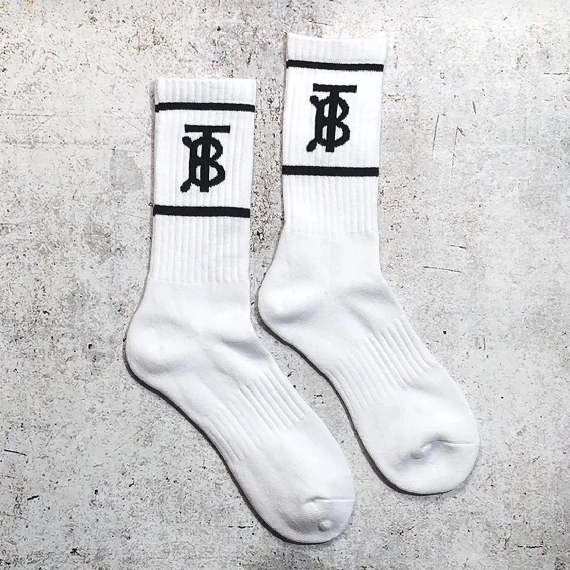 TB Monogram Crew Socks [2 styles]
