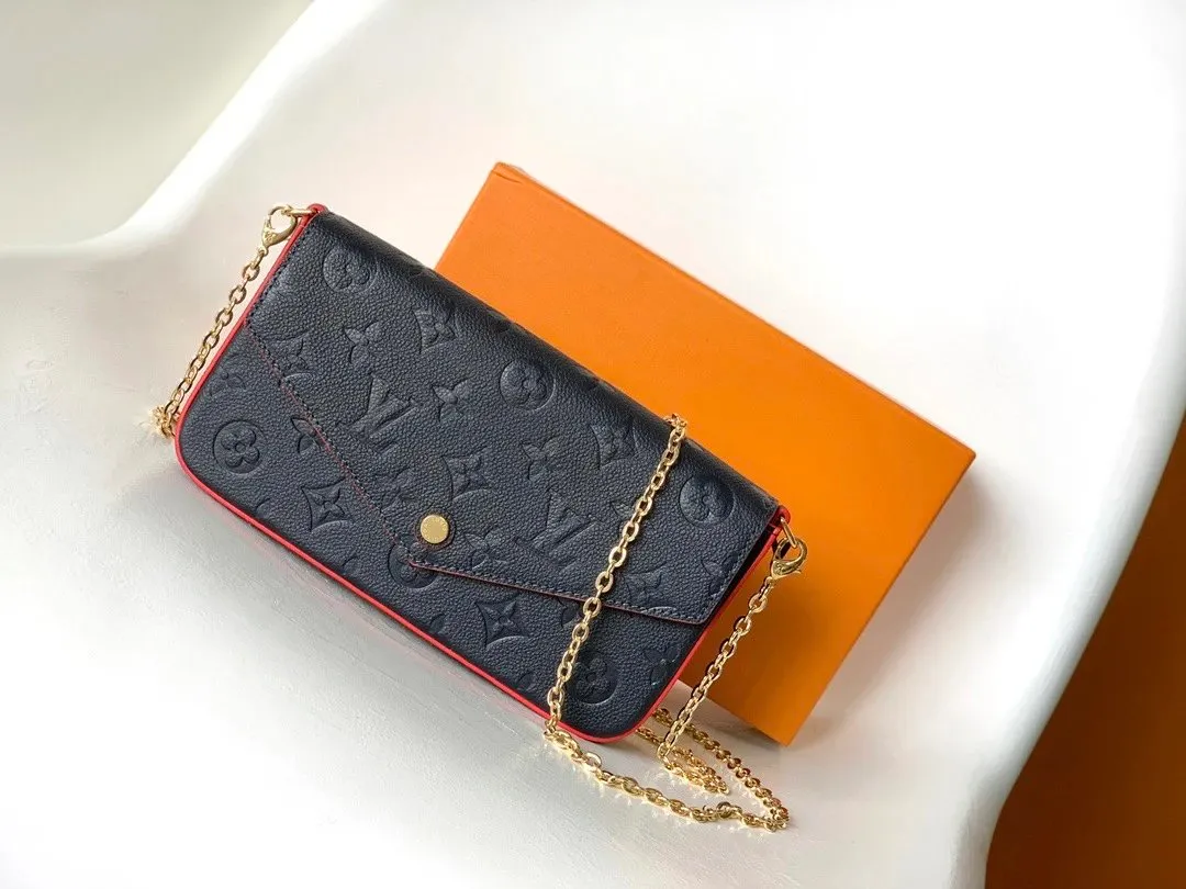Louis Vuitton Empreinte Leather Chain Wallet [10 styles]