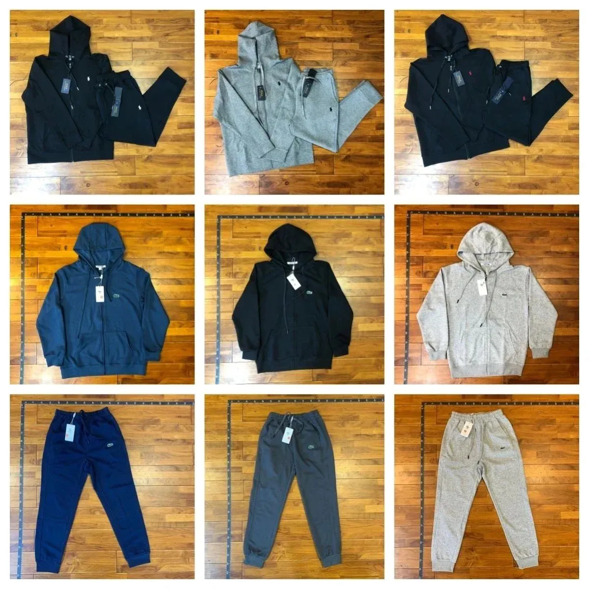 Polo Ralph Lauren & Lacoste Hoodie and Jogger Sets [26 styles]