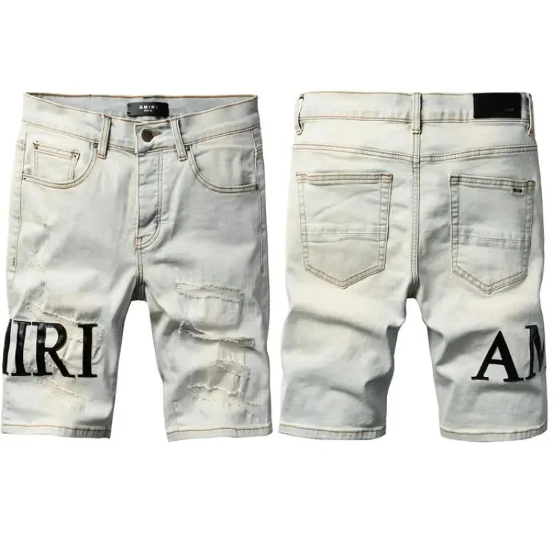 AMIRI Distressed Denim Shorts [40 styles]