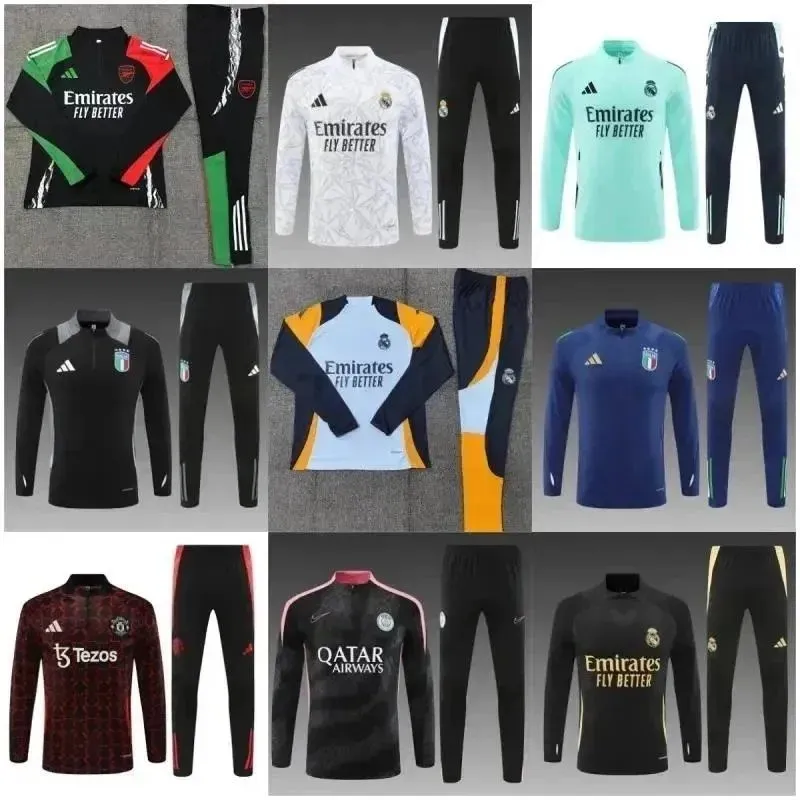 Arsenal, Real Madrid, Manchester United, Paris Saint-Germain Training Jersey & Pants [38 styles]