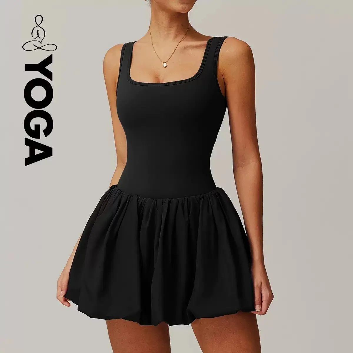 YOGA Ballet Leotard with Skirt [4 styles]