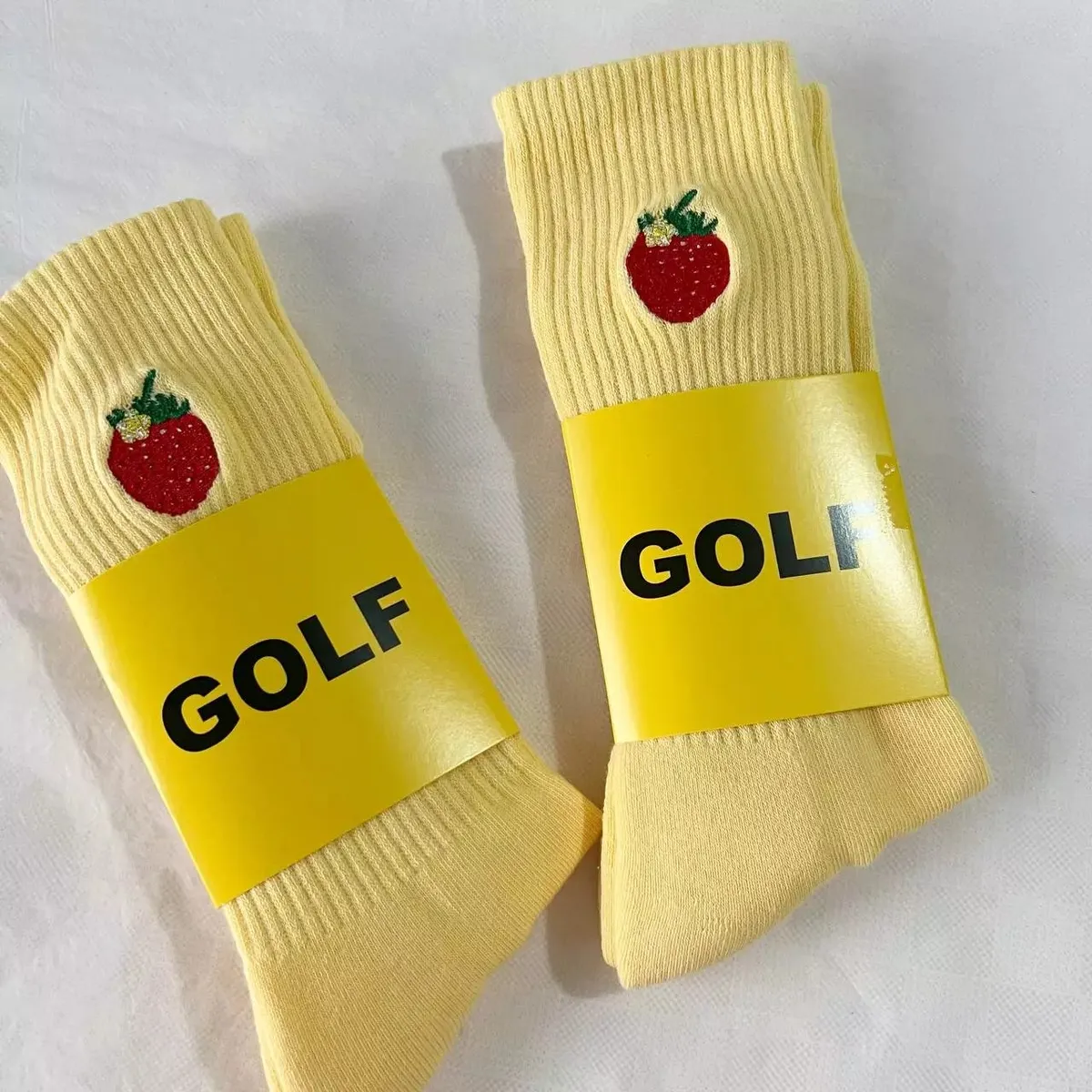 GOLF Strawberry Embroidered Socks