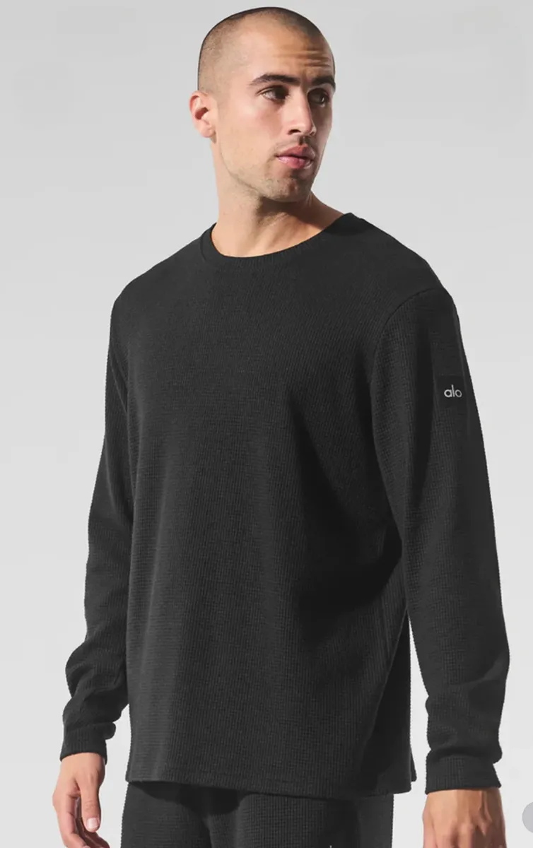 Alo Waffle Knit Long Sleeve Top [3 styles]