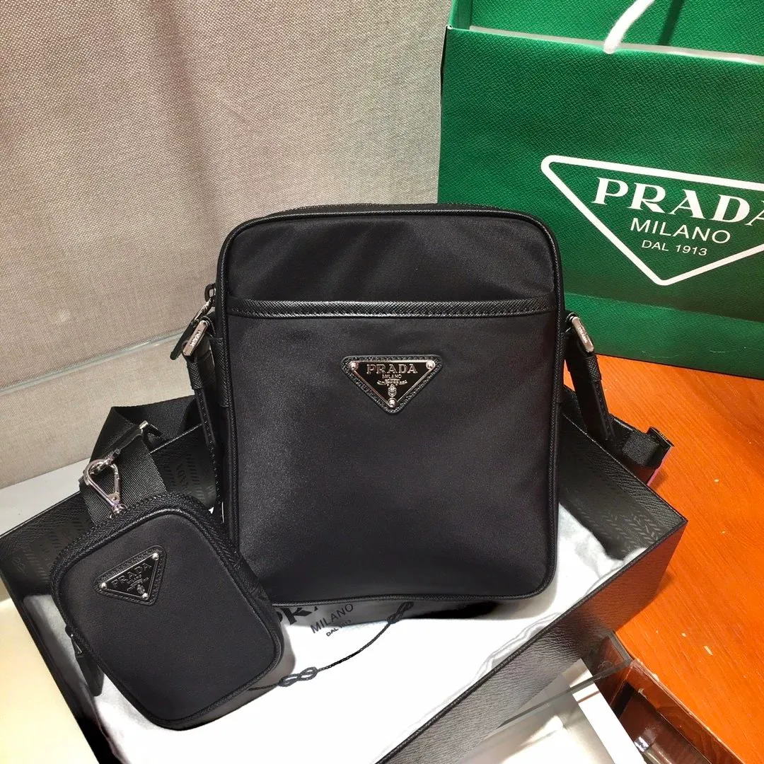 Prada Re-Nylon Messenger Bag with pouch [1 style]