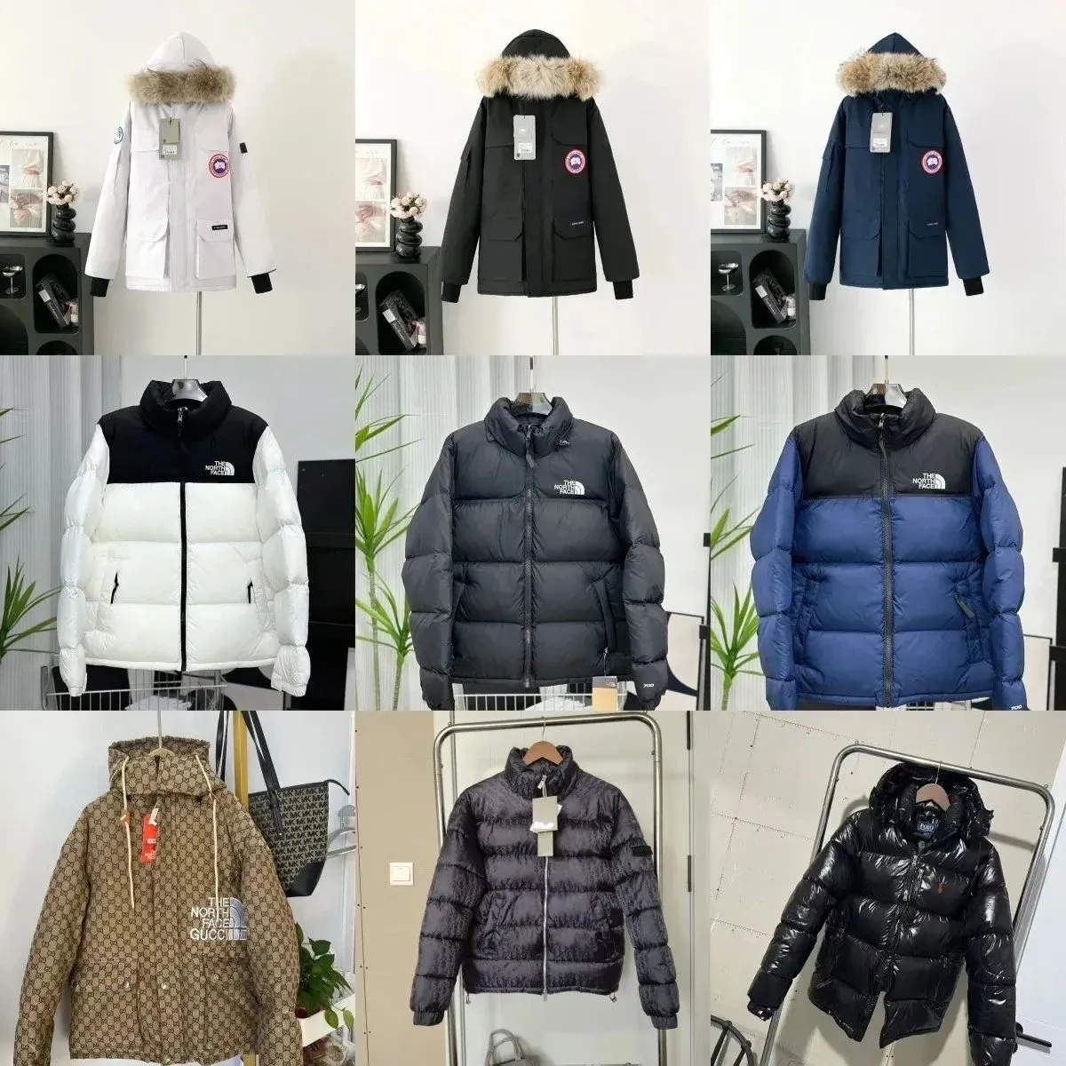 Canada Goose Expedition / The North Face Nuptse / Gucci GG Supreme Jackets [39 styles]