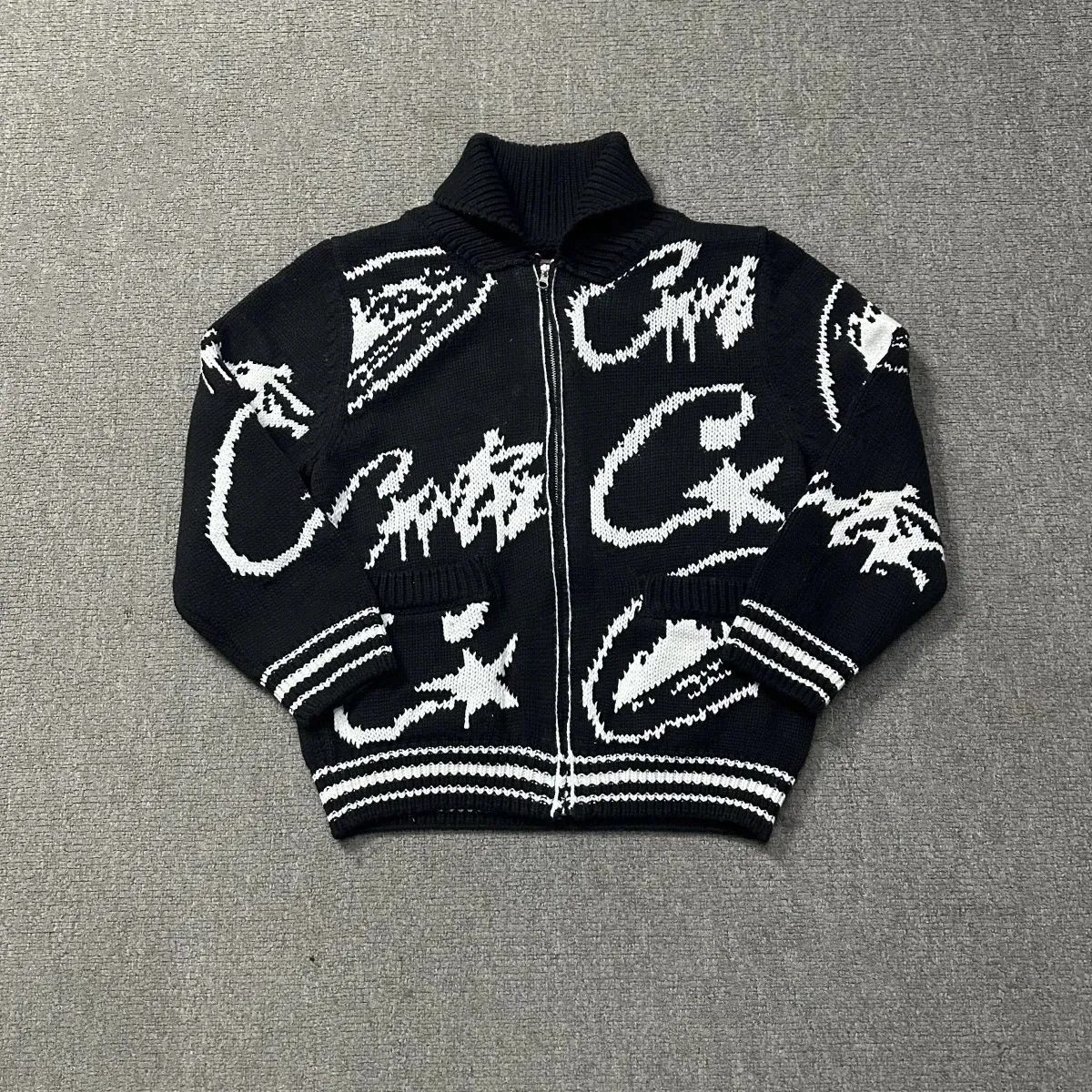 C2H4 Graffiti Knit Jacket [7 styles]