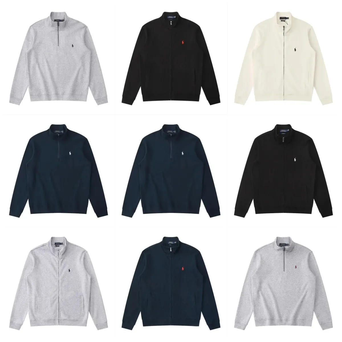Polo Ralph Lauren Half-Zip and Full-Zip Sweater Jackets [36 styles]