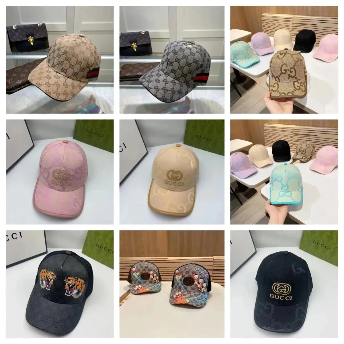 GUCCI GG Supreme Hat [24 styles]