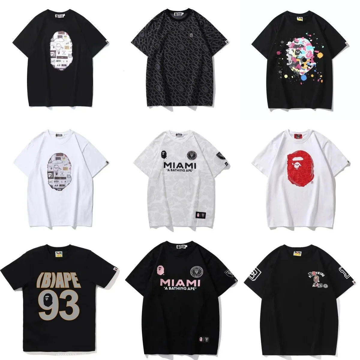 A Bathing Ape T-Shirts [40 styles]