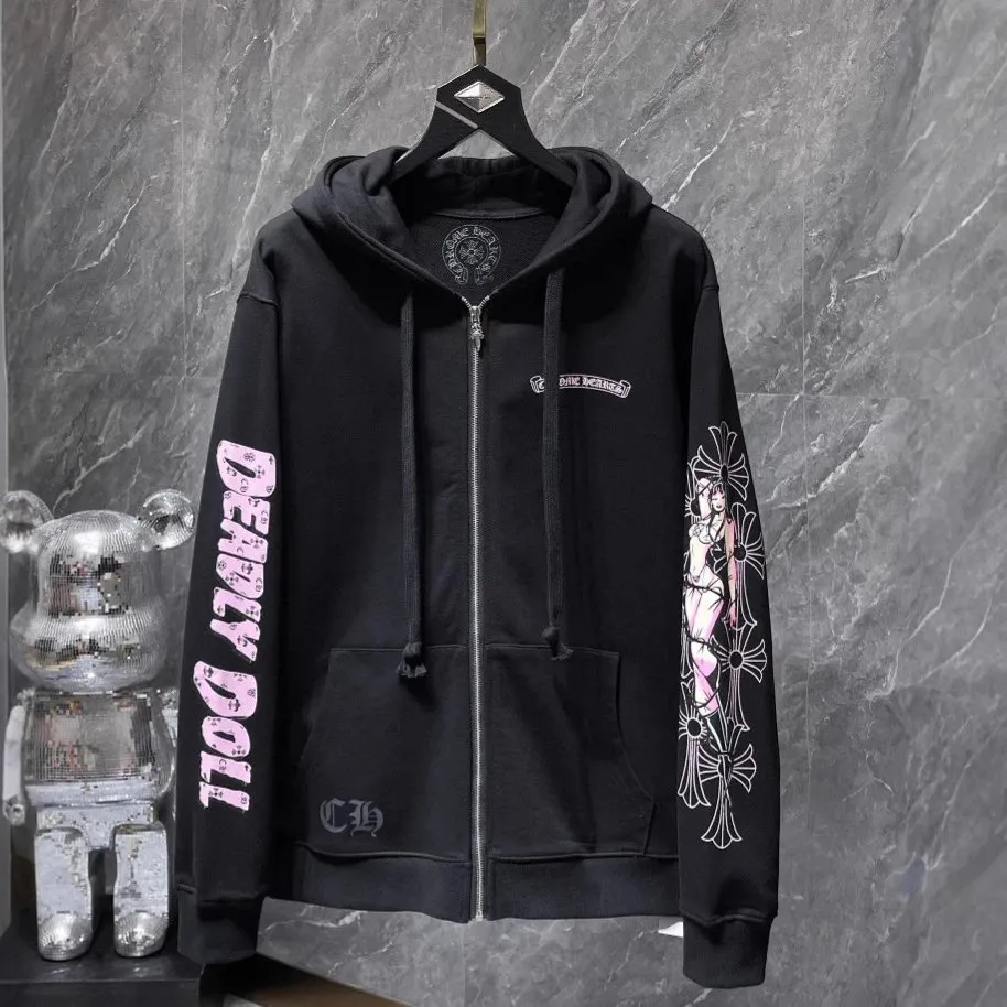 Chrome Hearts Deadly Doll Zip-Up Hoodie