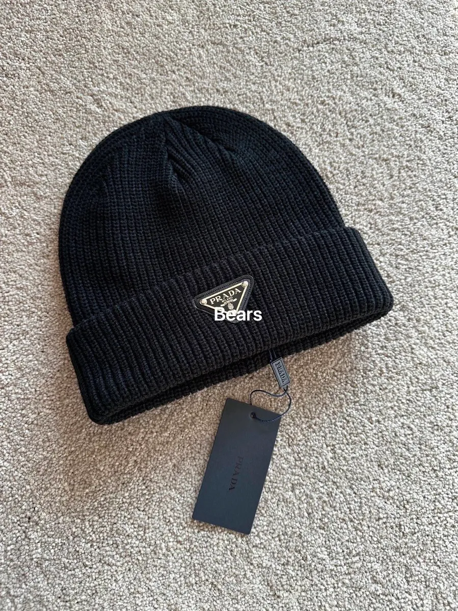 Prada Triangle Logo Knit Beanie [6 styles]