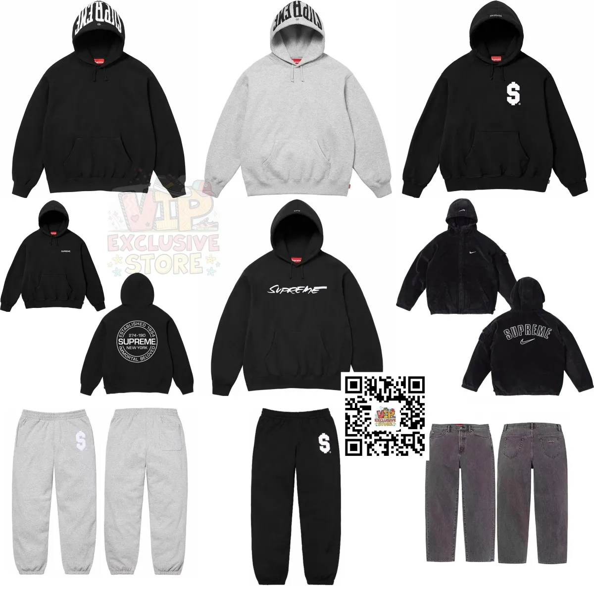 Supreme Hoodies and Pants [35 styles]