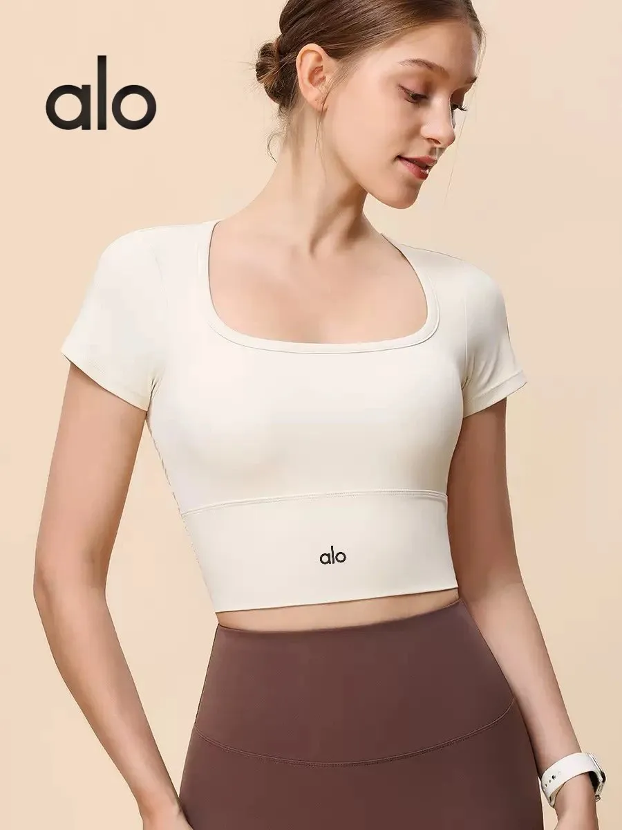 Alo Square Neck Crop Top [4 styles]