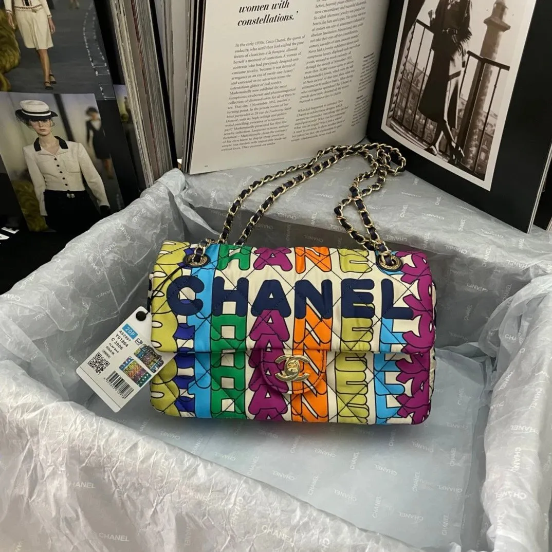 Chanel Rainbow Graffiti Flap Bag